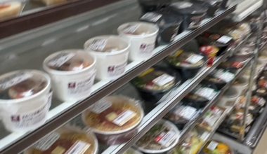 All food options at a Japanese convenience store