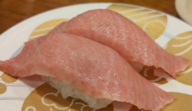 Otoro of tuna(Fatty tuna) in🇯🇵Kanazawa,Ishikawa Prefecture.