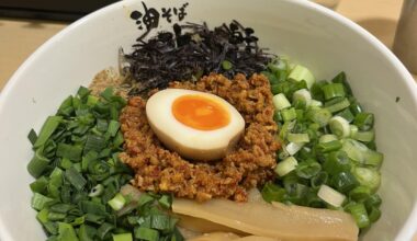 Homura aburasoba with ajitama from Kajiken in San Mateo