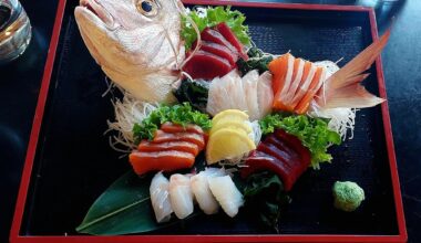Delicious sashimi from Ikkyu in Auckland, NZ