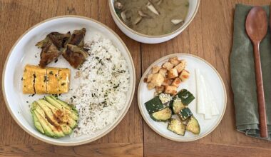 My lunch today! Japanese & Korean.