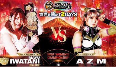 I just watched The Mayu Iwatani/Azumi match & I thought it was a very good match that would’ve absolutely been great had it been given at least 5 more minutes