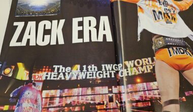 sharing the titles of each page in the Special Tokyo Dome edition of Weekly Pro-Wrestling