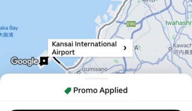 Taxi/Uber fare