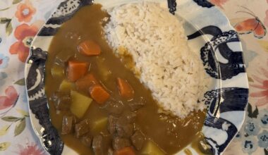 First attempt at curry at home