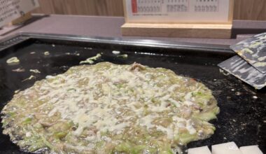 Monjayaki first timer!