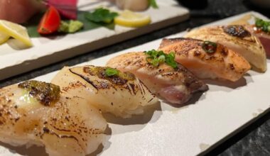 Aburi Nigiri Sushi