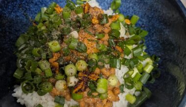 Natto breakfast bowl