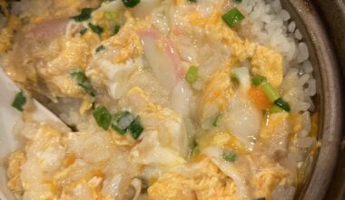 Rice with soup