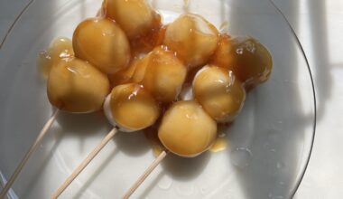 What is mitarashi dango sauce supposed to taste like?