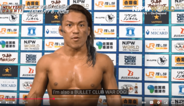 This seems to have been ignored over all the hoopla. Taiji Ishimori proclaims himself a War Dog