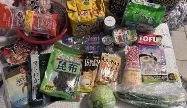 Planning to teach myself how to cook Japanese food…how’d I do for the first time shopping?
