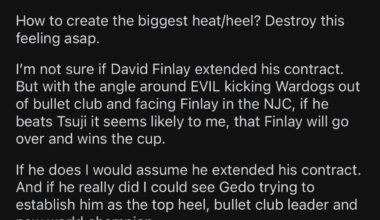 Fantasy Booking (new Japan cup spoiler)
