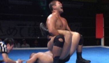 Kyosuke Mikami/El Desperado vs Hiromu Takahashi: New Japan Pro Wrestling - NJPW NEVER.1, August 24, 2010