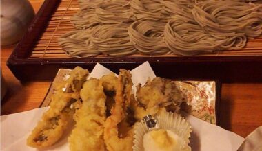 Soba and Tempura at Yushima (near Ueno)