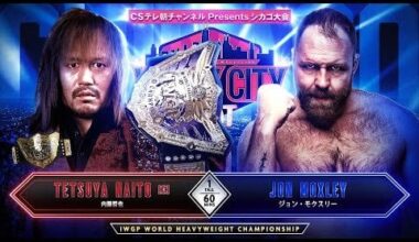 New Japan Pro Wrestling - NJPW Windy City Riot, April 12, 2024 (Full show featuring Naito vs Moxley, Riddle vs Sabre, War Dogs vs Team Kingston, et al)