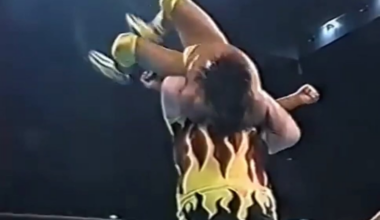 Keiji Mutoh & Hiroshi Hase as a team give Shawn michael & Triple H