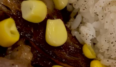 Pepper lunch beef and rice sizzle