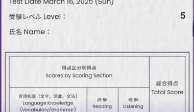 First time doing mock tests. I did the N5 and N4 tests. I don't understand the grading.