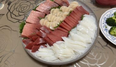 Fresh Sashimi from Toyosu