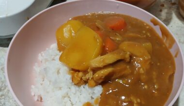First time making Japanese curry
