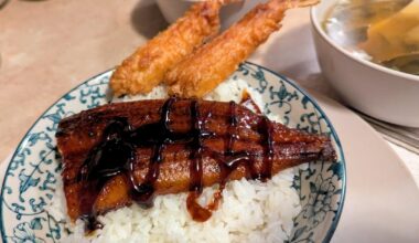 Unagi dinner