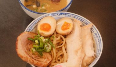 Homemade Tonkotsu Gyokai Tsukemen