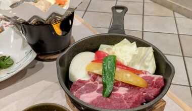 🇯🇵Hokkaido is famous for seafood such as salmon roe, but lamb is also a popular local dish.