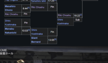The winner of the 2007 New Japan Cup, if every bracket was flipped.