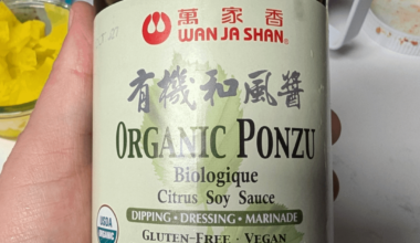 Fizzing ponzu?