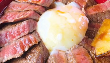 "Akaushi (Kumamoto)" beef bowl