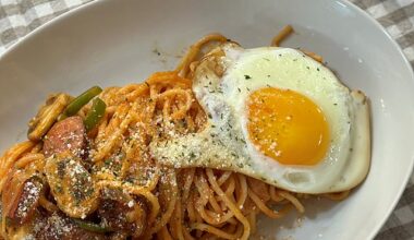 [Homemade] Japanese Napolitan Spaghetti