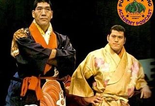 NJPW and AJPW top guys together