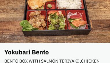 Calorie estimates in Bento