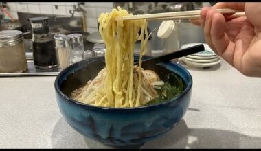 Unique Island Onion Ramen at Awajishima Ramen Poplar in Sumoto
