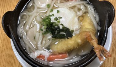Dinner tonight! Nabeyaki udon, toro and uni - Ran Zan Japanese in Providence, RI