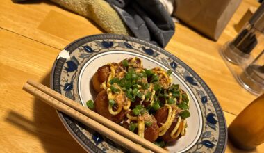 Made some takoyaki for dinner
