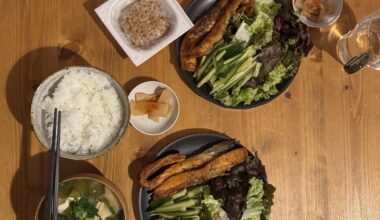 Just a regular Japanese home dinner 😋