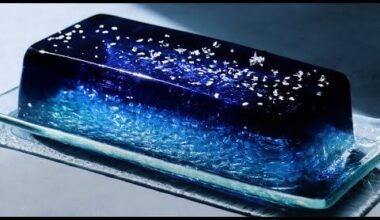 星降る。夜空のゼリーケーキ。(🌙Night Sky 🌃Jelly 🍮