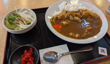 Japanese Navy curry for lunch, the same that's served on the submarine Jinryu