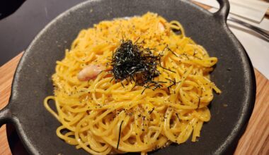 Tarako Uni Cream Teppan Spaghetti