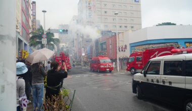 Thank you Okinawa (Yes, there was a fire last Saturday at Kokusai-Dori after my dinner at Makishi Market).