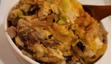 親子丼を作った