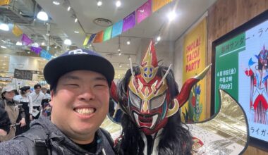 Randomly saw Jushin Thunder Liger at a mall today