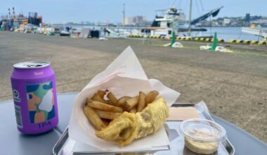 Maguro 🍣 fish and chips on Jōgashima Island, Kanagawa.