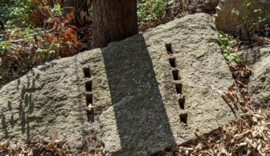Stone carrier for Himeji castel - Shodoshima island