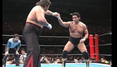 Shinya Hashimoto vs Genichiro Tenryu - easily one of my favorite rivalries in NJPW history; just pure unfiltered hate and stiff violence.