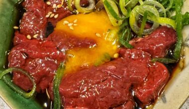Chire Sashi - raw beef spleen