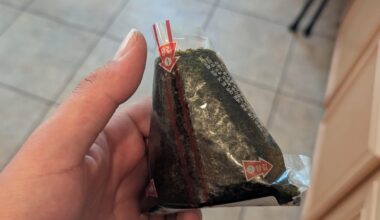 1st time home making Onigiri