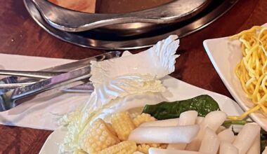 Shabu shabu with 4 broths